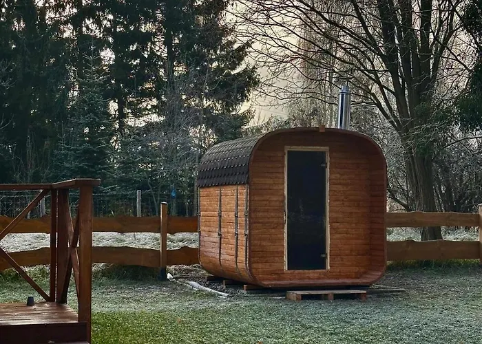 Сasa de vacaciones Hygge Z Kominkiem I Sauna Piasek Cedynia Chojna