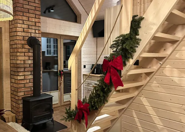 Hygge Z Kominkiem I Sauna Piasek Cedynia Chojna Сasa de vacaciones